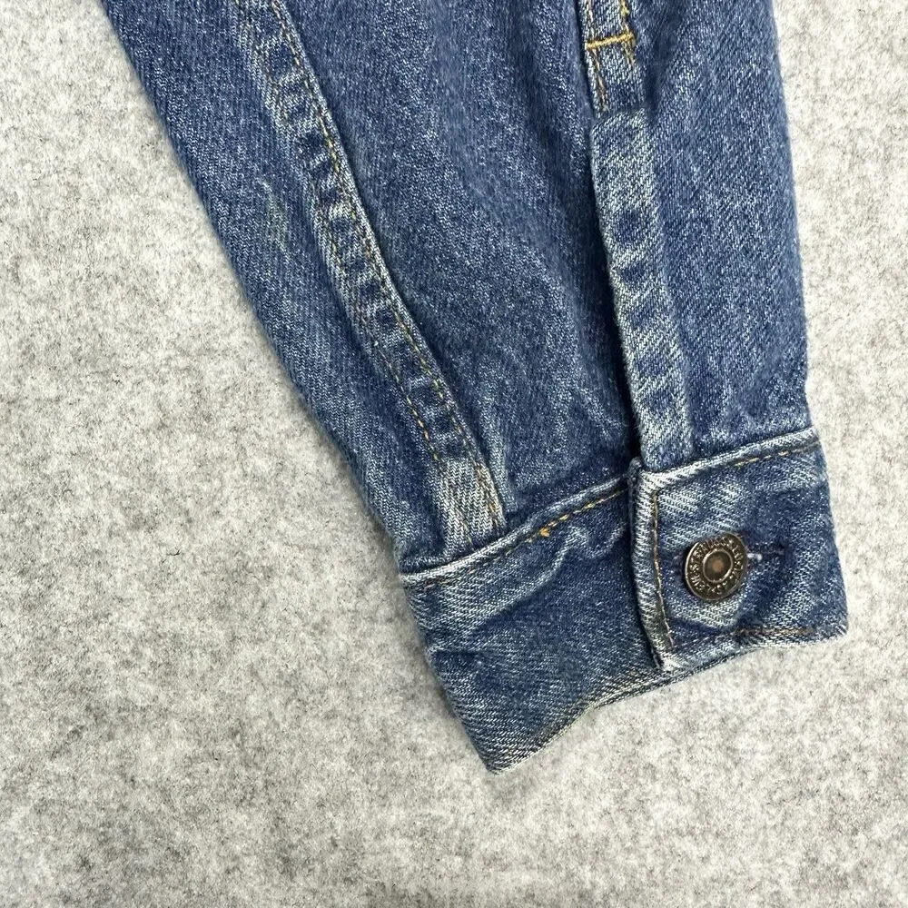 Vintage Levis Type III Trucker Jacket Mens  36R 4 Pockets 80s USA Made 70506*